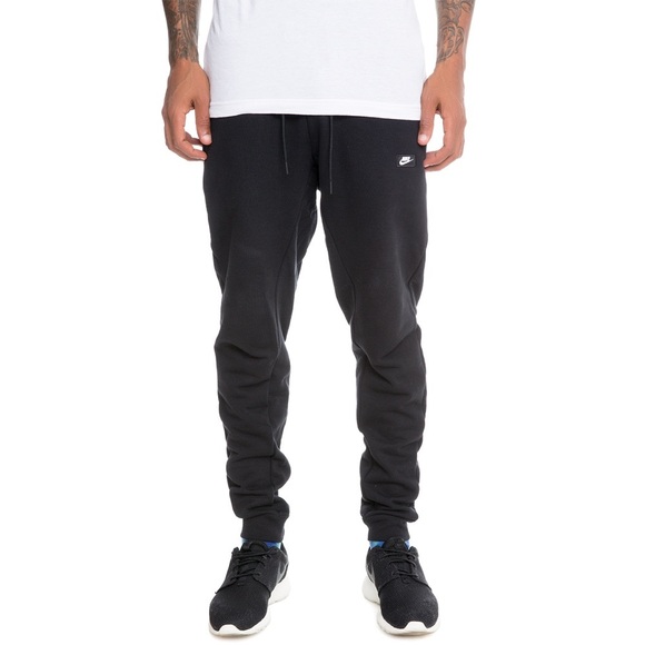 NIKE Sportswear Modern Jogger FT 805154-010 men’s black sweatpants size large - Picture 1 of 13